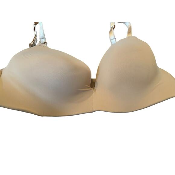 Auden Nursing Maternity Bra Women's 36B Nude Tan Adjustable Wire Free Smooth NEW - Picture 5 of 8